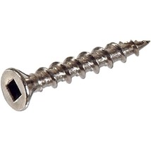 Hillman 41598 Stainless Steel Square Drive Deck Screw, 8 X 1-5/8-Inch, 1... - £14.79 GBP