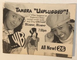 Sister Sister Vintage Tv Guide Print Ad Tia Tamara Mowry TPA24 - £4.63 GBP