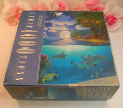 Moon Light Sanctuary Dolphin Jigsaw Puzzle 1000 Pieces AL Hogue Limited ... - $12.99