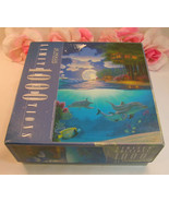 Moon Light Sanctuary Dolphin Jigsaw Puzzle 1000 Pieces AL Hogue Limited ... - $12.99