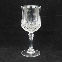 Cristal D Arques Durand Longchamp 24% Lead Crystal Wine Glass 6 in tall 5.75 oz - £7.79 GBP
