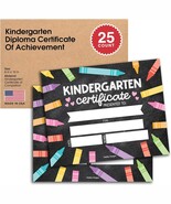 Colorful Kindergarten Certificate of Achievement | Set of 25 | Awards - $279.40 MXN