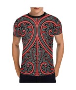 Etnic Batak Pattern Men&#39;s All Over Print T-shirt (USA Size) - $36.67 CAD