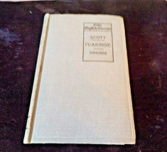 1899 Antique IVANHOE by Sir Walter Scott Hardcover book - £23.35 GBP