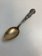 Vtg Walker &amp; Hall Sterling Silver Daniel Boone Rodgerville Ky Kentucky Spoon - £31.54 GBP