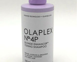 Olaplex No. 4P Blonde Enhancer Toning Shampoo Repair Brighten 8.5 oz - $30.54