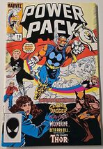 Power Pack #19 Beta Ray Bill Wolverine Thor Cloak &amp; Dagger 1985 Marvel C... - $4.45