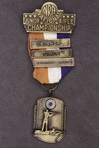Vintage National Rifle Association Junior Championship Medal Winner Girls Match - £21.27 GBP
