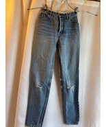 VTG Coca Cola Mom Jeans Size 8? 26x29Blue Jeans Medium Wash Tapered Leg ... - $19.80