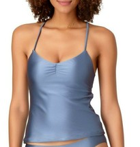 Anne Cole Studio Tankini Swim Top Shirred Blue ( S ) - £35.32 GBP