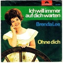 Brenda Lee Ich will immer auf dich warten 45 rpm Ohne Dich German Press Sleeve - £15.91 GBP