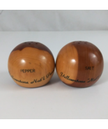 Vintage Yellowstone National Park Wooden Ball Salt &amp; Pepper Shakers - €11,69 EUR