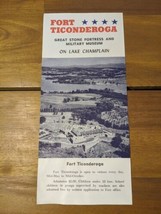 Fort Ticonderoga Great Stone Fortress Military Museum Lake Champlain Bro... - £17.56 GBP