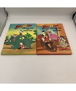 Disney Duck Tales Lot of 2 Picture Book Vintage Cartoons 1980s HC Corner... - $13.03 CAD