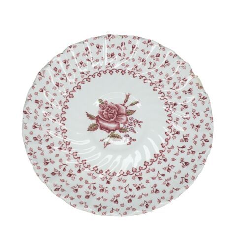 Vintage Johnson Bros Rose Bouquet Ironstone Saucer Made in England - $9.99