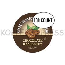 Chocolate Raspberry Flavored Coffee, 100 ct Single Serve Cups for Keurig K-cup - £39.56 GBP