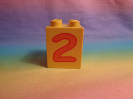 LEGO Duplo Replacement Brick Number 2 Yellow 2 X 2 Dot - $1.13