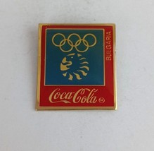 Vintage Coca-Cola 1987 Bulgaria Olympic Lapel Hat Pin - $12.38