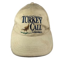 NWTF by Empire Hat Beige Adjustable Embroidered Turkey Call Television - £3.79 GBP