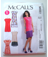 McCalls #M6551 OOP Dress &amp; Belt with variations  Pattern Size Xsm-Med (4... - €7,71 EUR