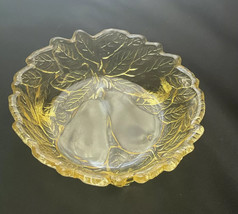 Vintage Candy Dish  3 Toed Flared Bowl , Yellow Depression Glass 6.5” X ... - £11.92 GBP