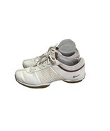 Nike Golf Womens Size 9.5 White Cleats Shoes Gray Gold embroidered Lace ... - £17.12 GBP