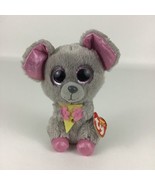 Ty Beanie Boos Squeaker the Mouse Mini Bean Bag 6&quot; Plush Stuffed Toy New... - $24.24 CAD