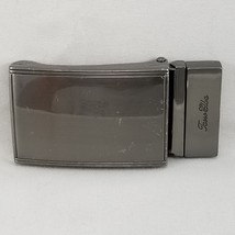 Vintage Belt Buckle Tasso Elba Dress Up Clamp Screws Closure Unisex Dark Gray - £39.32 GBP