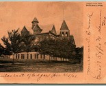 Lincoln Scuola South Costruzione Wausau Wisconsin Wi 1906 Udb Cartolina D14 - £12.85 GBP
