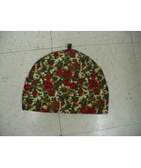 11x9&quot; Floral Pot Holder Oven Mit Red Green White Brown *USED* - $127.10 MXN