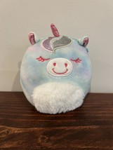 Squishmallows Anouk Unicorn 5&quot; Tie Dyed Pastels Plush Fuzzy Mystery Squad - £10.86 GBP