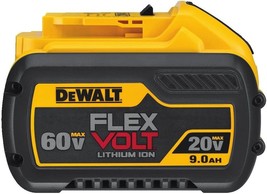 Battery: Dewalt Flexvolt 20V/60V Max*, 9 Point 0 Ah (Dcb609). - $209.99