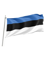 Flag of Estonia, Unique Design Print , Size - 3x5 Ft / 90x150 cm, Made i... - $29.80