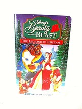 Beauty and the Beast VHS Disney The Enchanted Christmas (#vhp) - £2.44 GBP