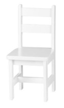 CHILDREN&#39;S CHAIR - WHITE Amish Handmade Solid Maple Wood Toddler Youth F... - $155.99