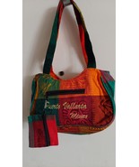 Puerto Vallarta Mexico Novelty purse, with coin purse, red, orange and g... - $24.69 CAD