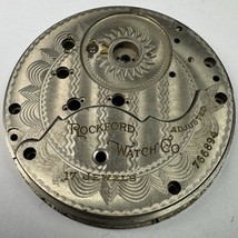 Rockford Grade 930 Model 9 Pocket Watch Movement 17 Jewels Parts Only An... - $21.77