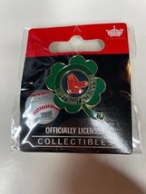 BOSTON CELTICS SHAMROCK LAPEL PIN NEW &amp; OFFICIALLY LICENSED - £7.63 GBP