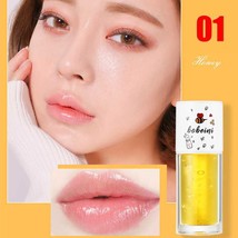 Peach Milk Honey Lip Balm Oil Relieves Dry Moisturizing Lip Gloss Fades Lip Line - £21.57 GBP
