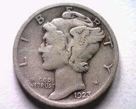 1923 Mercury Dime Very Good Vg Nice Original Coin Bobs Coins Fast 99c Shipment - $7.25