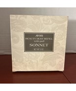 Vtg Avon SONNET Beauty Dust Refill With Powder Puff 6 oz. NIB - $20.35 CAD