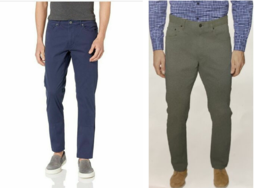 Hickey Freeman Men’s 5 Pocket Stretch Slim Fit Pants - $22.99