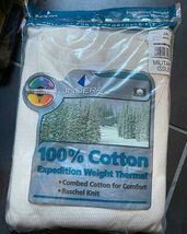 Indera Expedition Weather Weight Thermal Long Sleeve Beige 2XL EXTREMELY... - $23.48