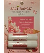 Salt Range Himalayan Pink Salt Lip Balm Cherry and Shea Butter 12 pcs. 6... - £19.10 GBP