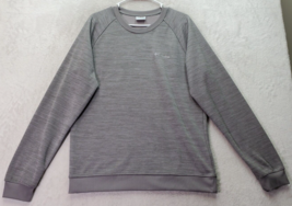 Columbia Sweatshirt Mens Medium Gray Polyester Long Raglan Sleeve Crew N... - $17.59