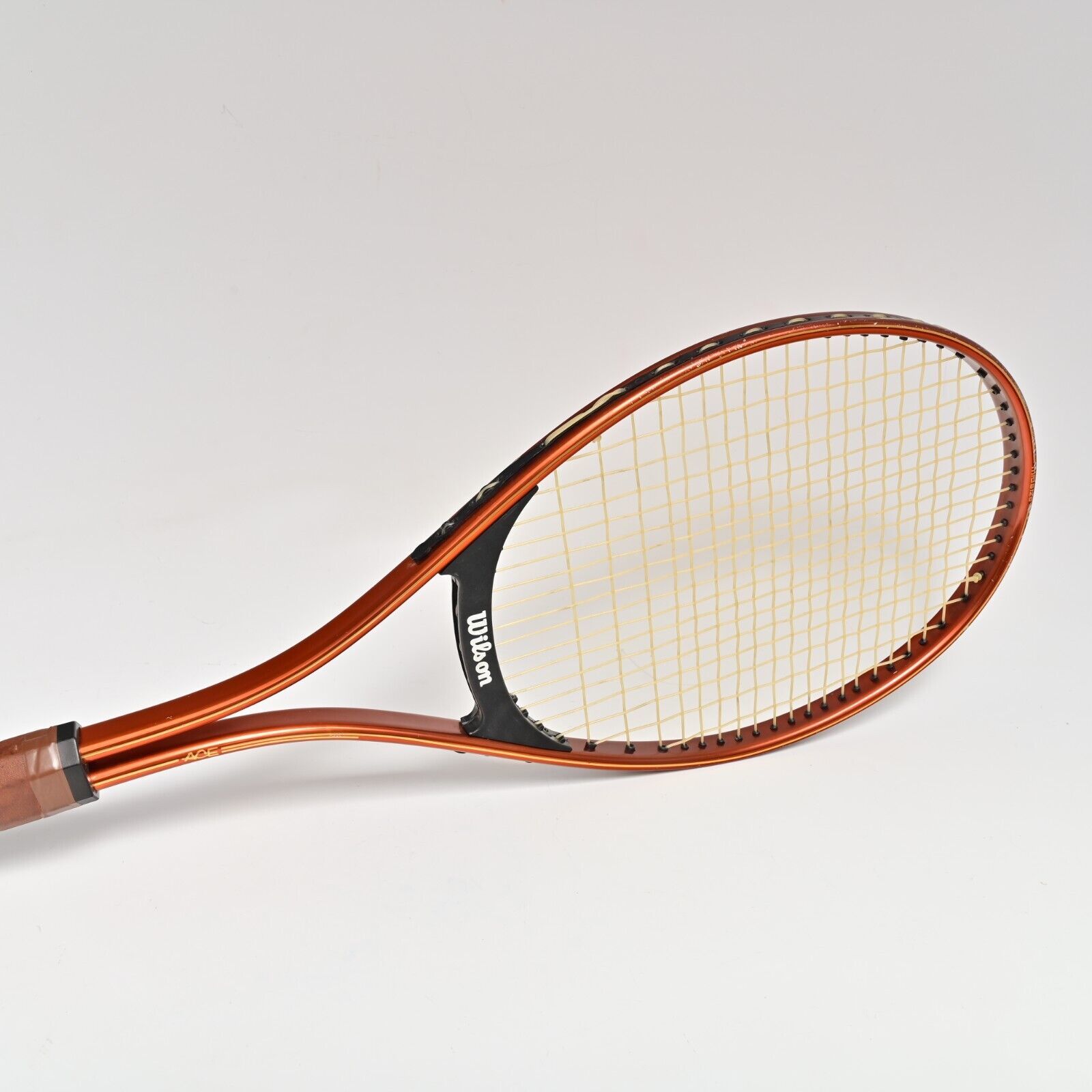 Wilson American Ace Tennis Racket Mid Size w/ Grip Size 4 3/8 Vintage Retro Rare - £11.02 GBP