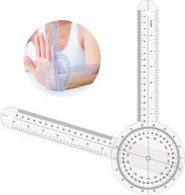 Rimoev Goniometers, Goniometer Physical Therapy 12 Inch, 360° Clear Physical The - £8.36 GBP