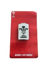 WRU WELSH RUGBY UNION MONEY CLIP.  WALES - $12.96