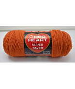 Red Heart Super Saver Worsted Medium Weight Yarn - 1 Skein Color Carrot ... - £6.20 GBP