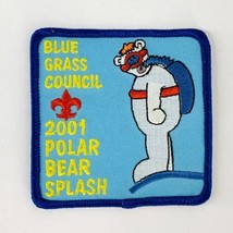 Boy Scouts Blue Grass Council BSA 2001 Polar Bear Splash Patch 3&quot; x 3&quot; New - $7.57